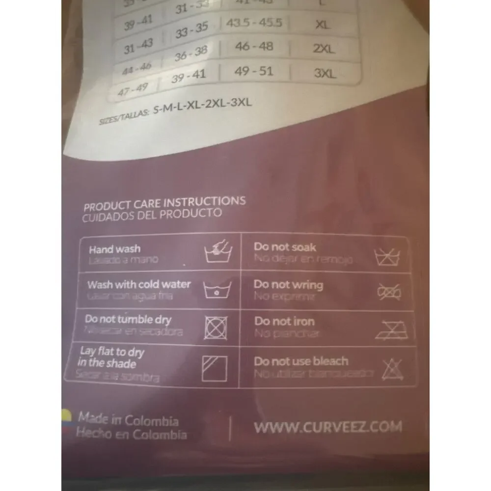 Brand New Curveez Women's Size XL Comfort Evolution Hi- Waist Thigh Slimmer